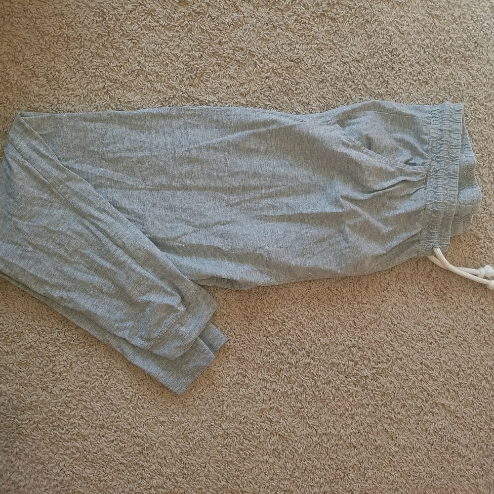 Trendy grey joggers